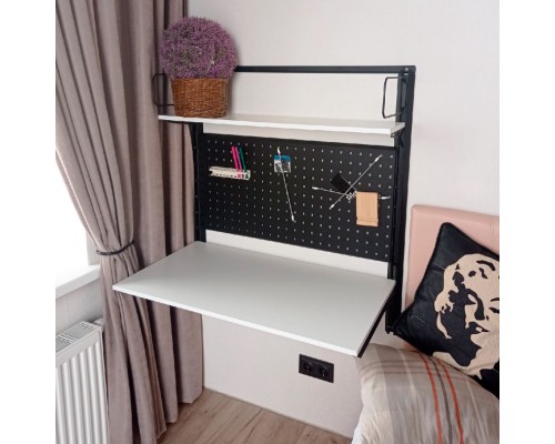 Модульный рабочий стол с регулируемыми полками